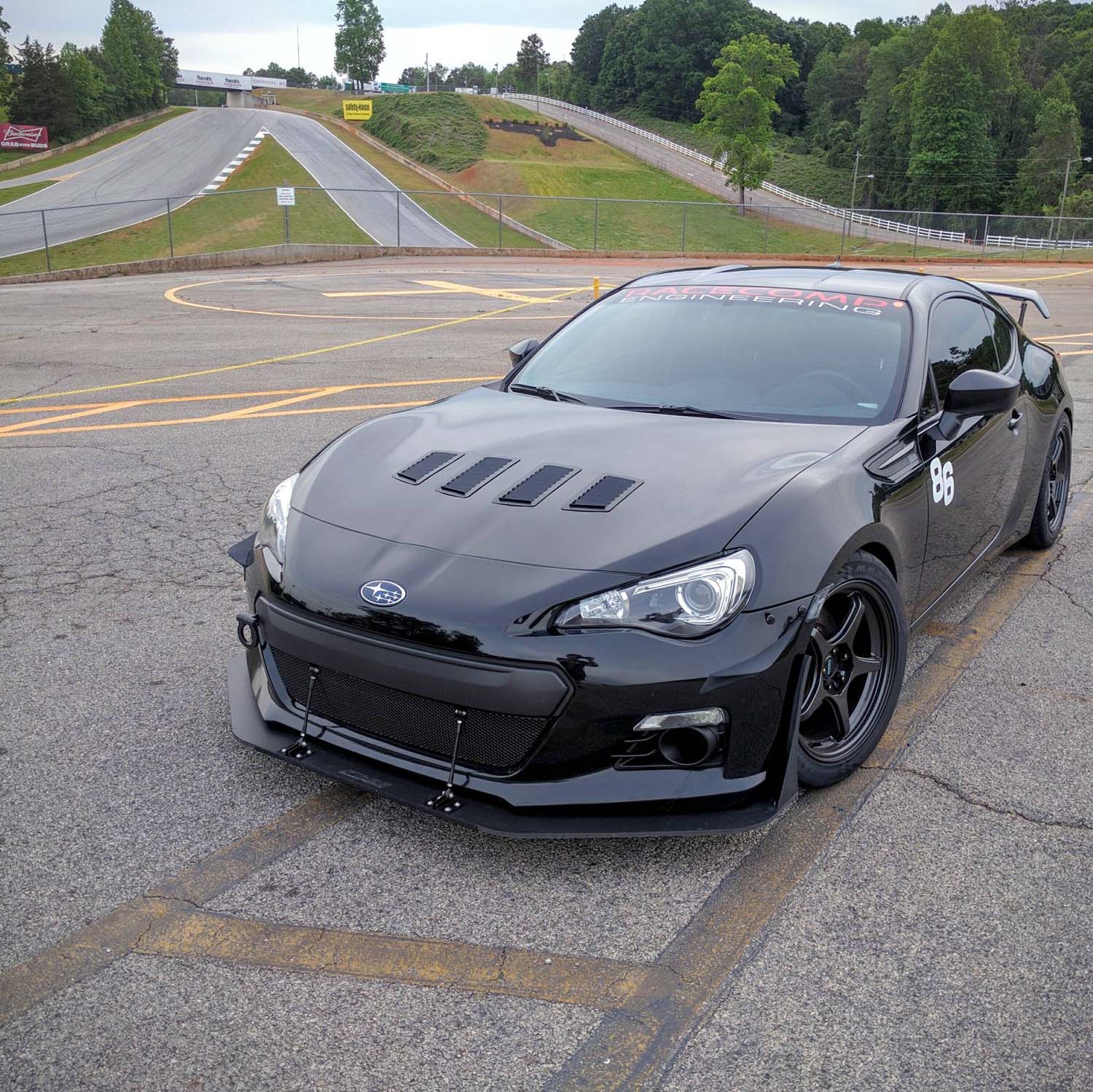 Verus Engineering Front Splitter Endplates - BRZ/FRS/GT86