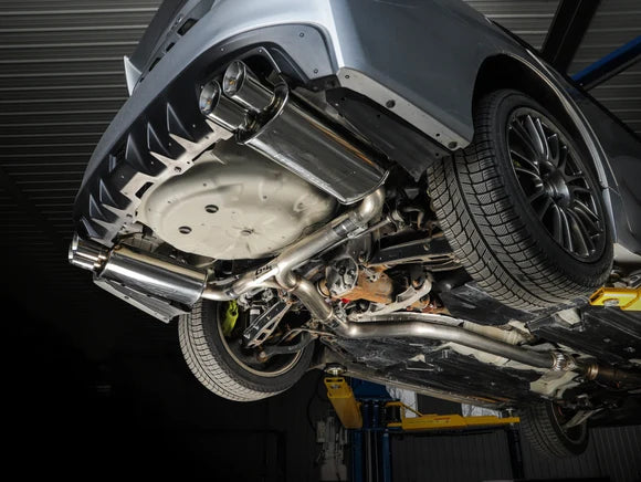 GrimmSpeed “Gentleman’s Exhaust” V2 Catback System – Non-Resonated - 15-21 WRX, 15-21 STI