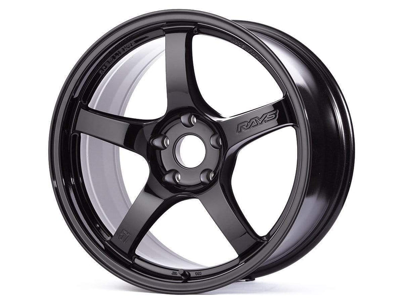 Gram Lights 57CR 18x8.5 +37 5x114.3 Gloss Black Wheel