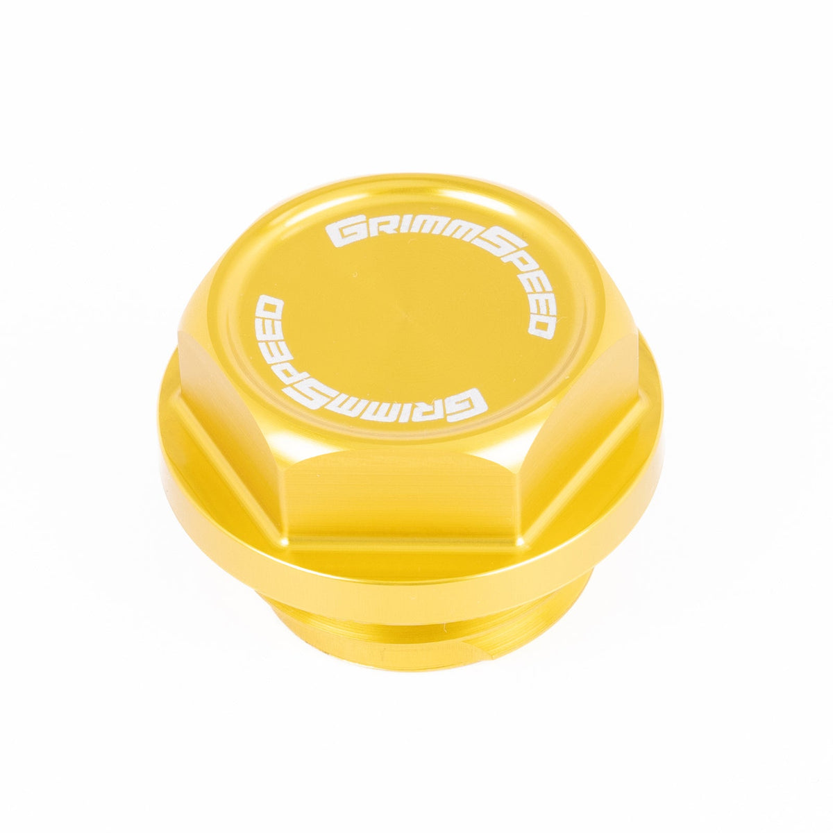 GrimmSpeed V2 Bolt Oil Cap - Gold - 1989-2022 Subaru Models - 1