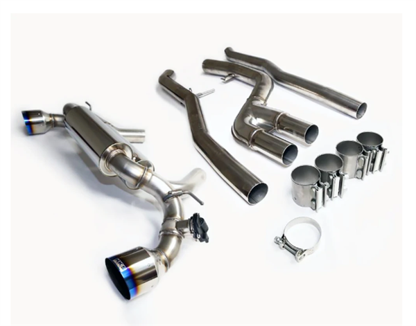 HKS Dual Muffler Catback Exhaust without OPF - 2020-2024 Toyota Supra