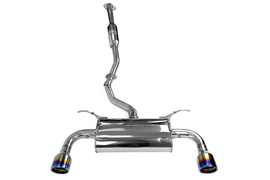 Invidia Q300 Cat Back Exhaust Titanium Tips - 13-21 BRZ, 2022+ BRZ