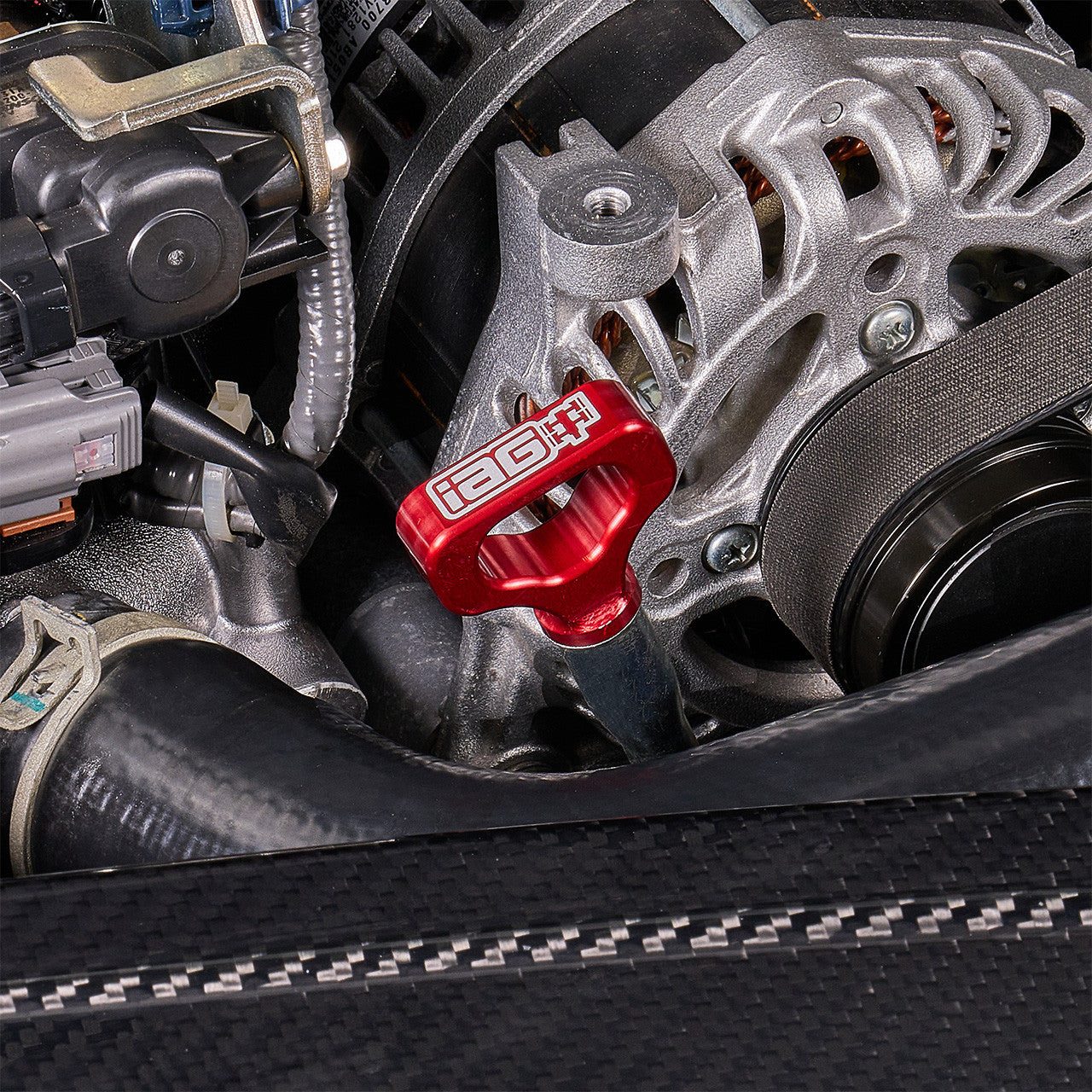 IAG Dipstick With Anodized Billet Handle - 2022+ WRX, 2019+ Ascent, 2024+ Outback & Legacy 2.4L