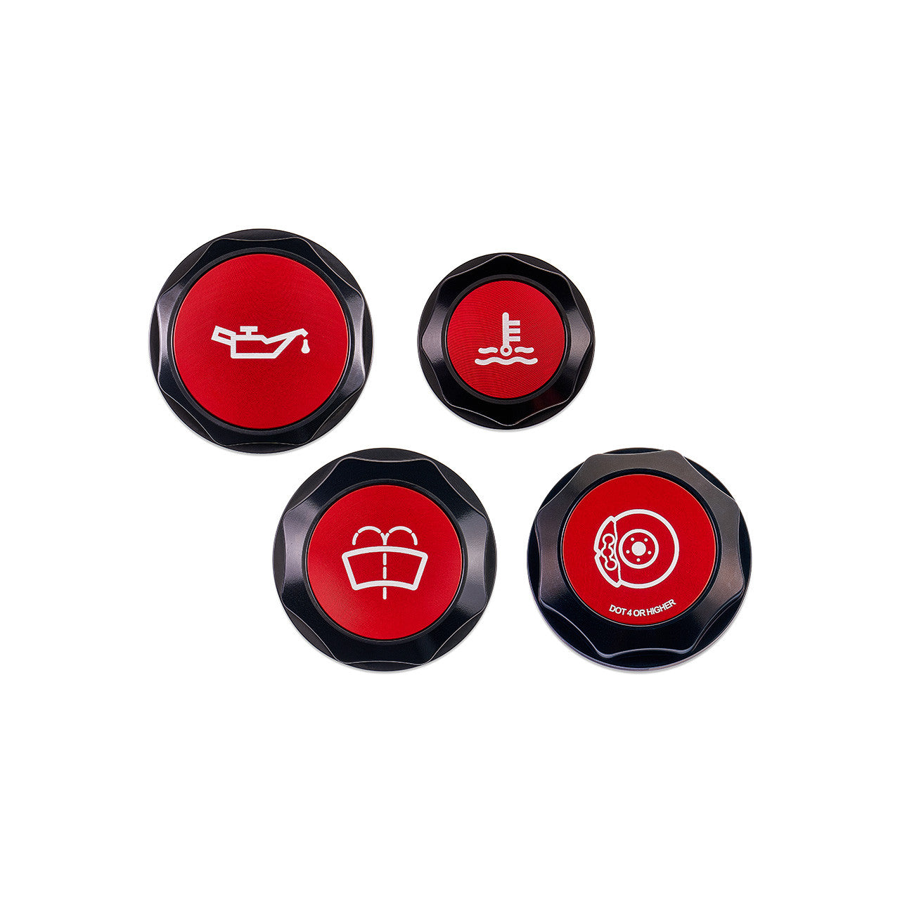IAG Revolve Engine Bay Dress-Up Cap Kit - 15-21 WRX