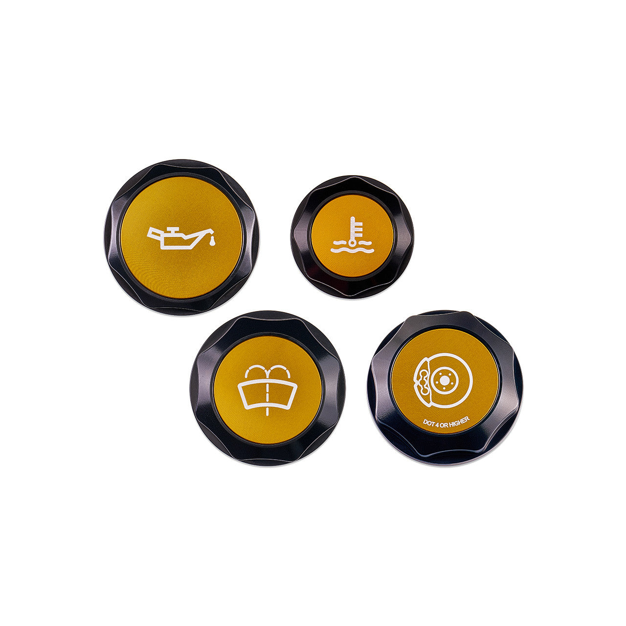 IAG Revolve Engine Bay Dress-Up Cap Kit - 15-21 WRX