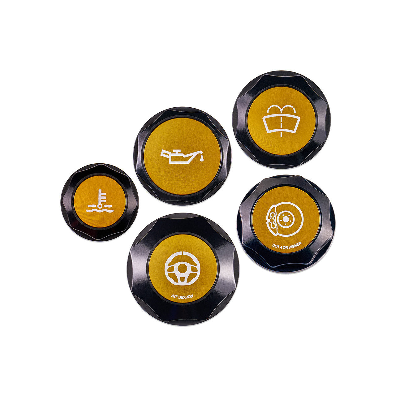 IAG Revolve Engine Bay Dress-Up Cap Kit - 15-21 STI