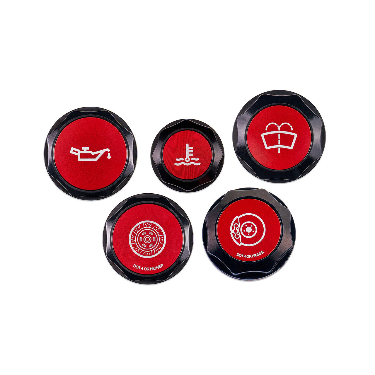 IAG Revolve Engine Bay Dress-Up Cap Kit - 22-24 WRX, 13-21 BRZ, 22-24 BRZ