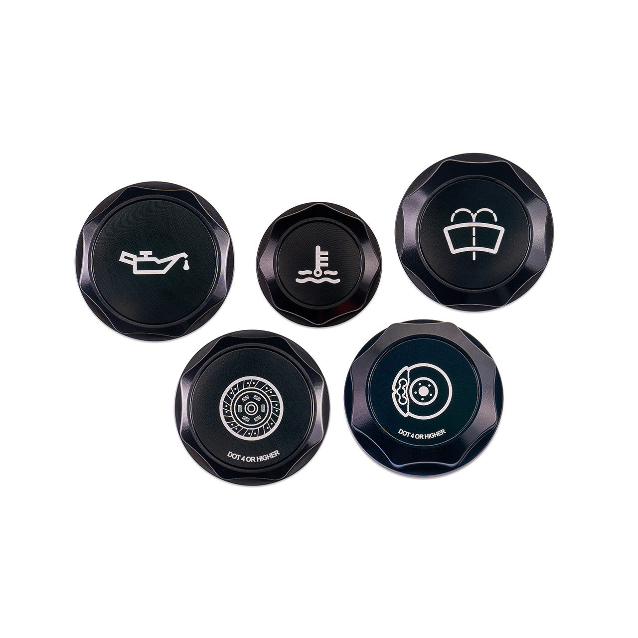 IAG Revolve Engine Bay Dress-Up Cap Kit - 22-24 WRX, 13-21 BRZ, 22-24 BRZ