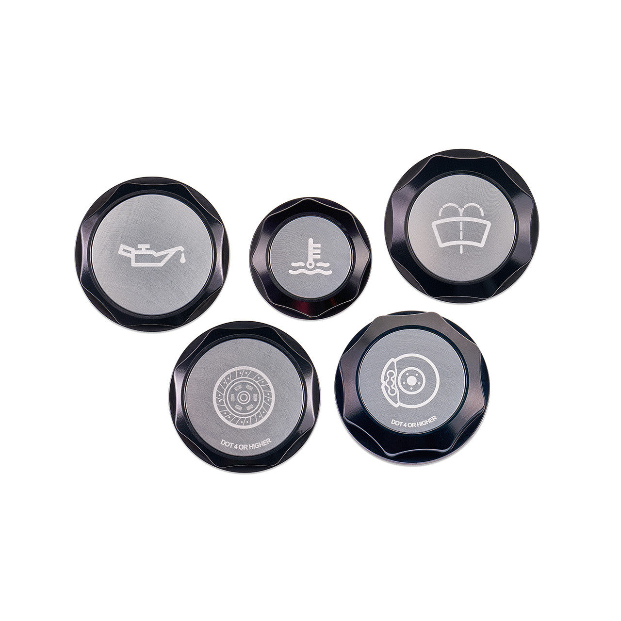 IAG Revolve Engine Bay Dress-Up Cap Kit - 22-24 WRX, 13-21 BRZ, 22-24 BRZ