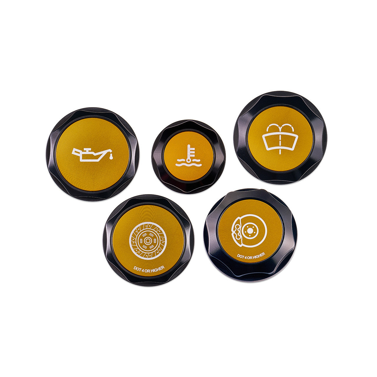 IAG Revolve Engine Bay Dress-Up Cap Kit - 22-24 WRX, 13-21 BRZ, 22-24 BRZ
