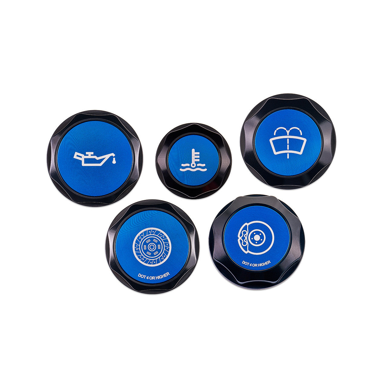 IAG Revolve Engine Bay Dress-Up Cap Kit - 22-24 WRX, 13-21 BRZ, 22-24 BRZ