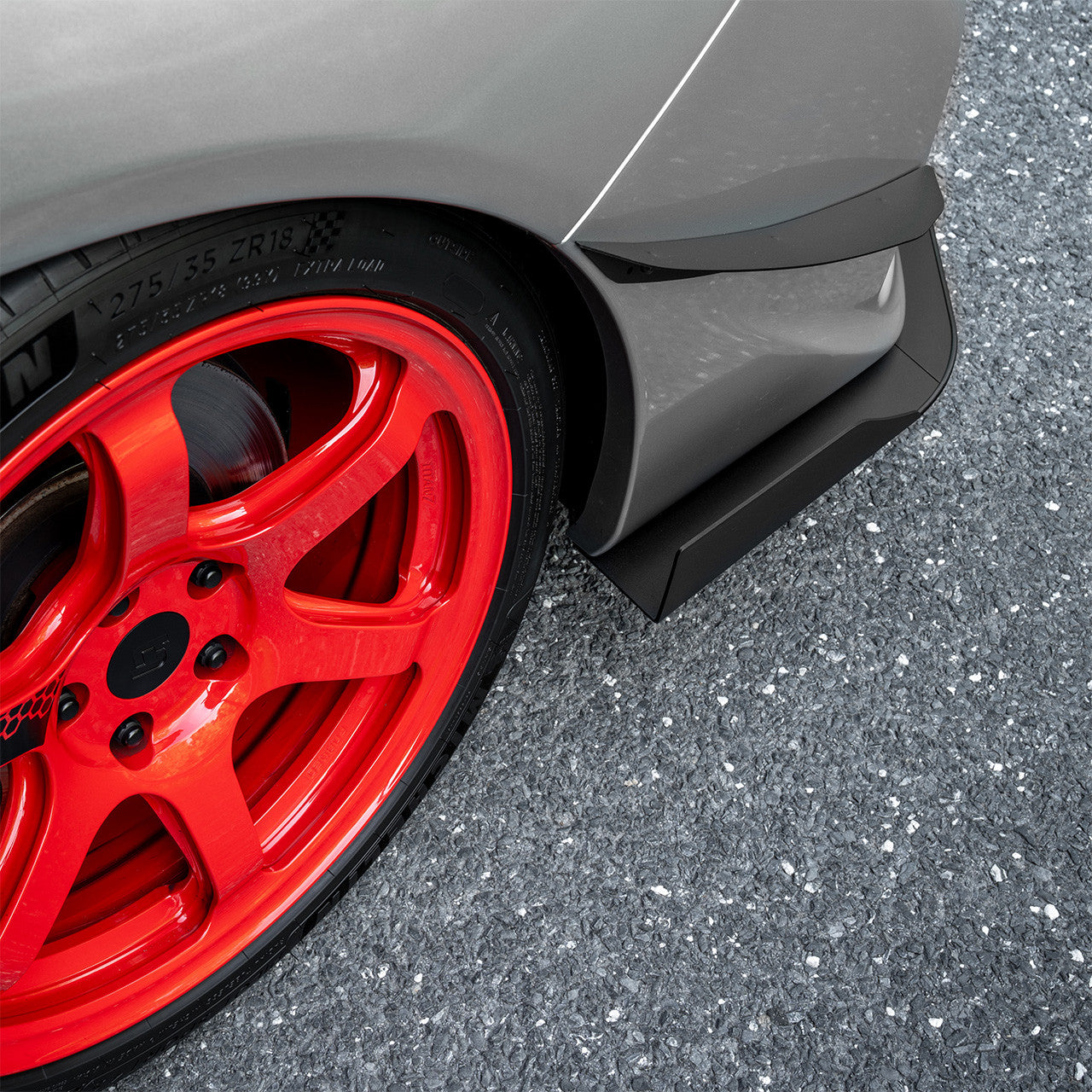 IAG Front Splitter with Bent Endplate Winglets - 2015-21 Subaru WRX & STI