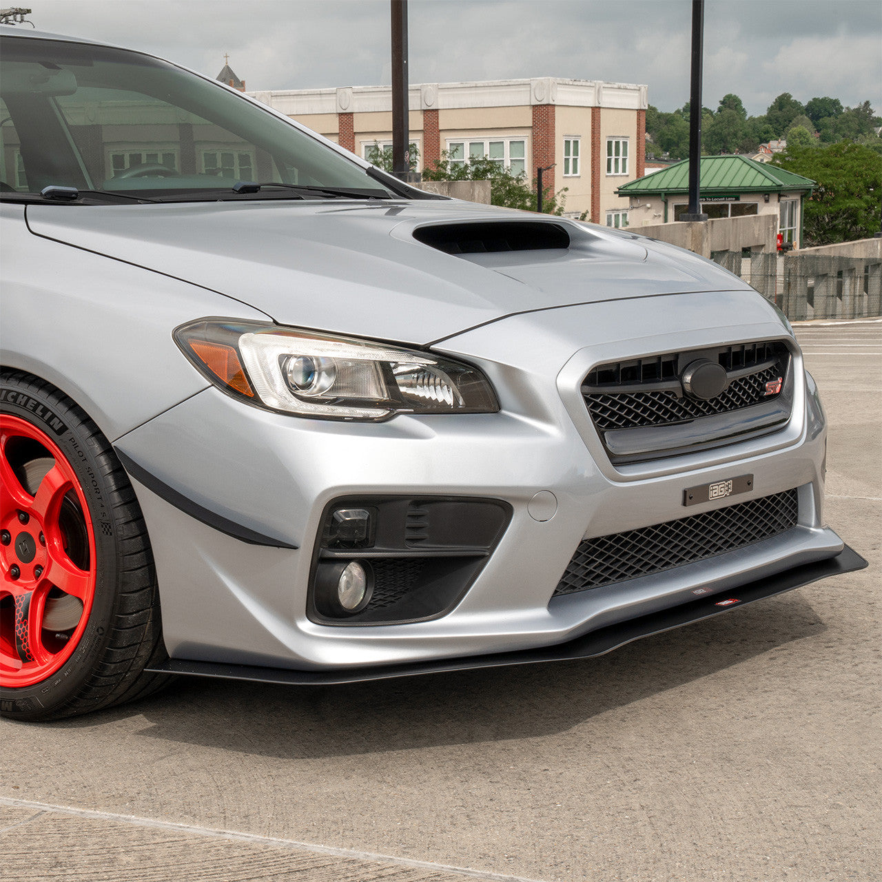 IAG Front Splitter with Straight Endplate Winglets - 2015-21 Subaru WRX & STI