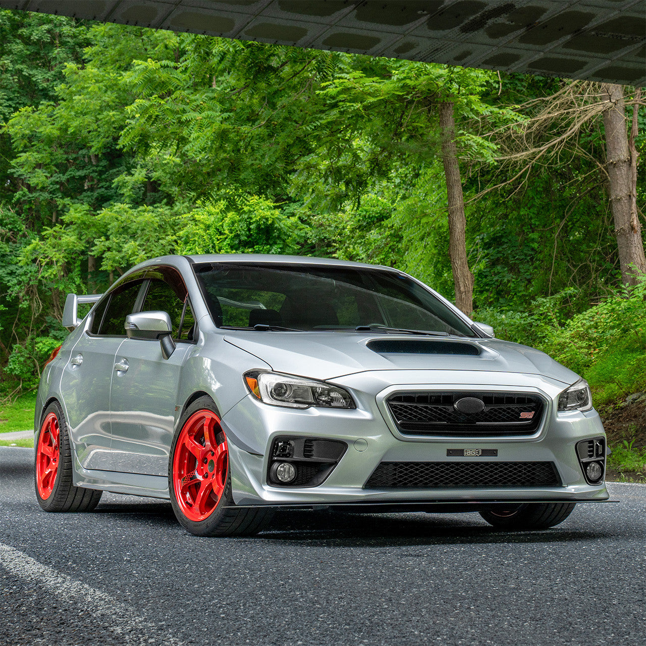 IAG Front Splitter with Straight Endplate Winglets - 2015-21 Subaru WRX & STI