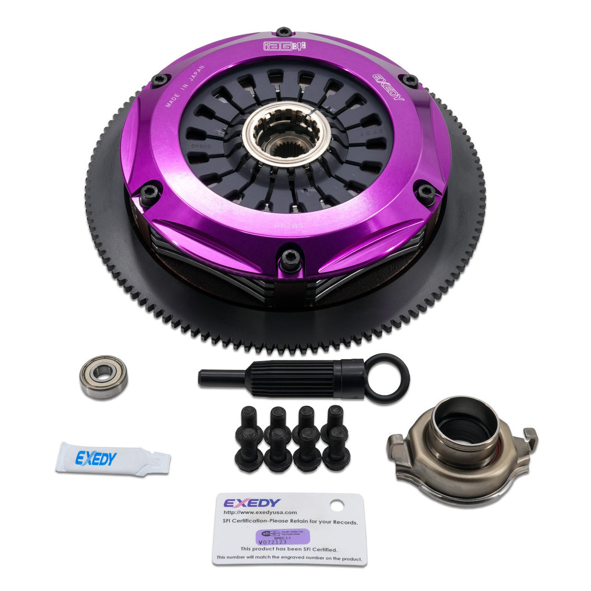 IAG Spec Exedy Triple Disc Clutch Kit - OEM STI 6-Speed - 24