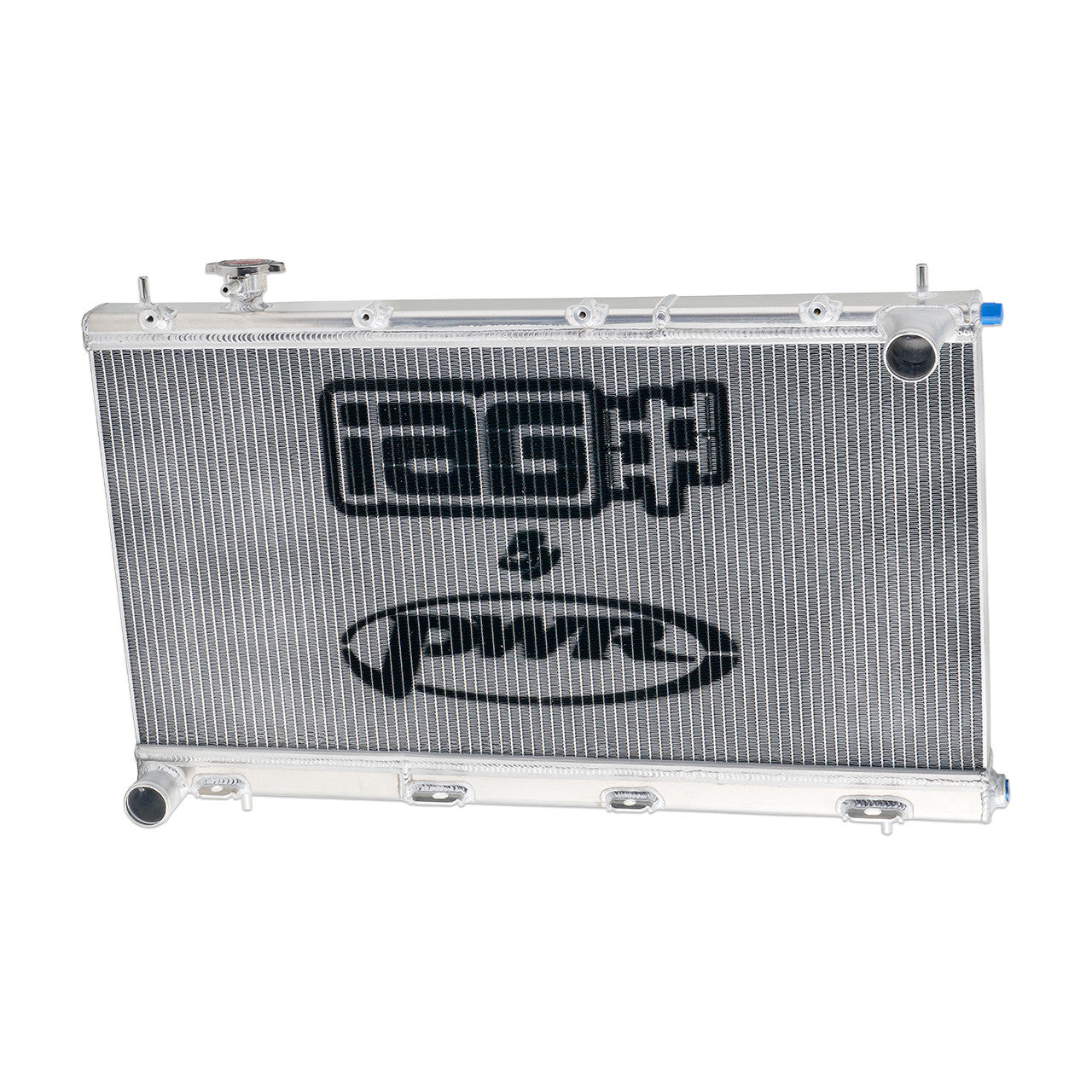 IAG Triple Pass Street Series 42mm Radiator - 2008-14 Subaru WRX, 08-21 STI