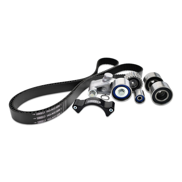 IAG Timing Belt Kit with IAG Black Racing Belt, Timing Guide, Idlers & Tensioner - 02-14 WRX, 04-21 STI, 05-12 LGT, 04-13 FXT