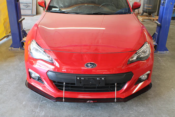 APR Carbon Fiber Front Wind Splitter W/ Rods - BRZ 2013-2016