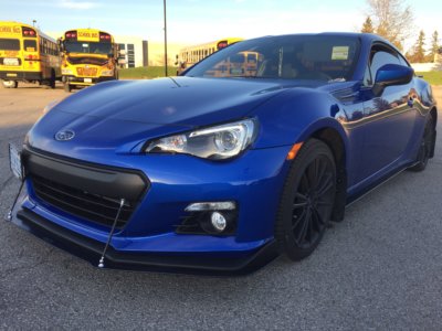 Ventus Autoworks STI/CS Lip 2PC Front Splitter - 2013-2016 Subaru BRZ