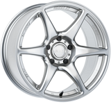 Kansei K11S Tandem 18x9.5in / 5x114.3 BP / 22mm Offset / 73.1mm Bore - Hyper Silver Wheel