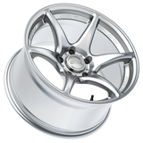 Kansei K11S Tandem 18x9.5in / 5x114.3 BP / 22mm Offset / 73.1mm Bore - Hyper Silver Wheel