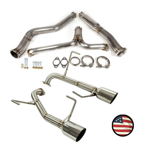 Nameless Catback Exhaust - Muffler Delete - 2014-2018 Forester XT