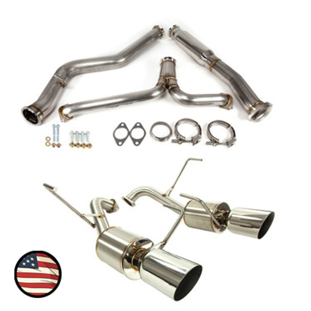 Nameless Catback Exhaust - 5" Muffler - 2014-2018 Forester XT