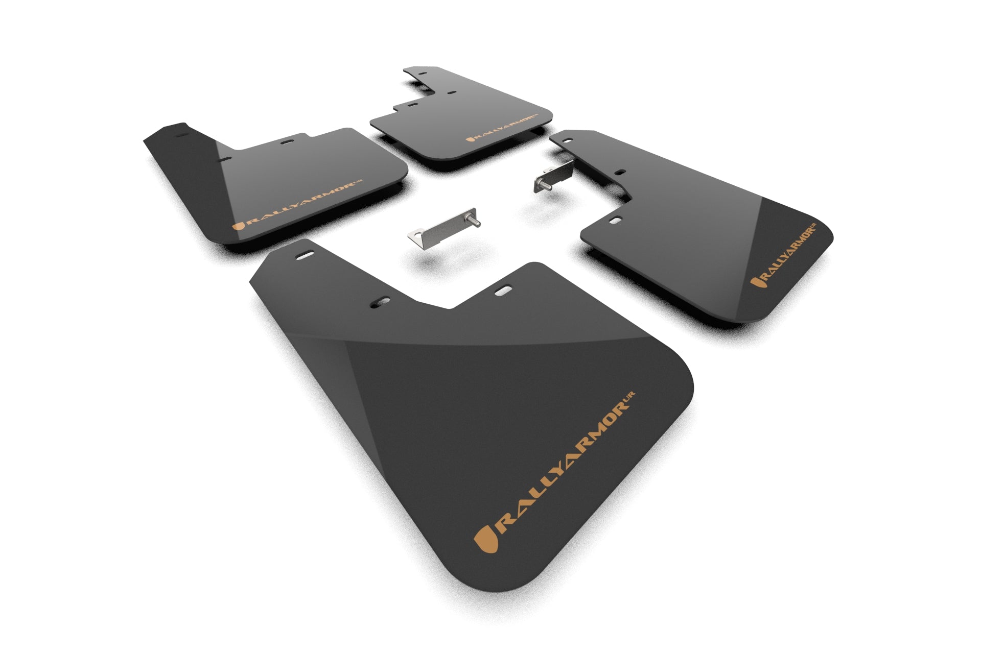 Rally Armor Black UR Mud Flap Wild Orange Logo - 2026+ OUTBACK