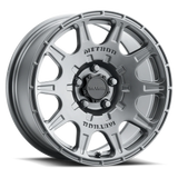 Method MR502 RALLY 17x8 +38mm Offset 5x114.3 67.1mm CB Titanium Wheel