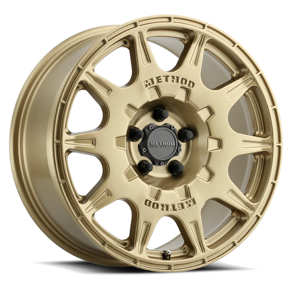Method MR502 RALLY 17x8 +38mm Offset5x114.3 67.1mm CB Gold Wheel