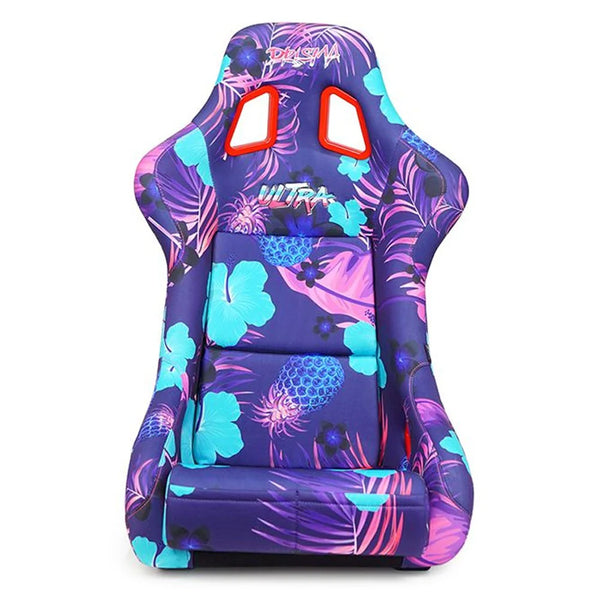 NRG FRP Bucket Seat PRISMA Edition w/ Purple Pearlized Back - Large