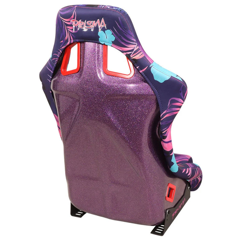 NRG FRP Bucket Seat PRISMA Edition w/ Purple Pearlized Back - Large