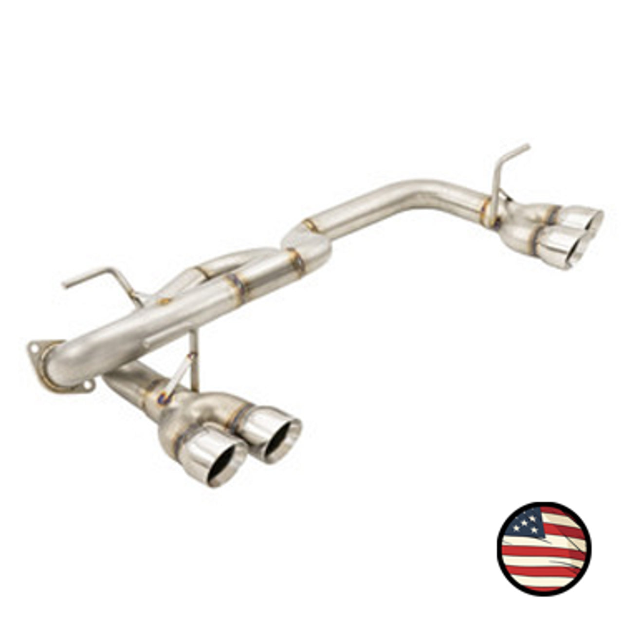 Nameless Axleback Exhaust - Quad Exit - Muffler Delete - 2018-23 Crosstrek