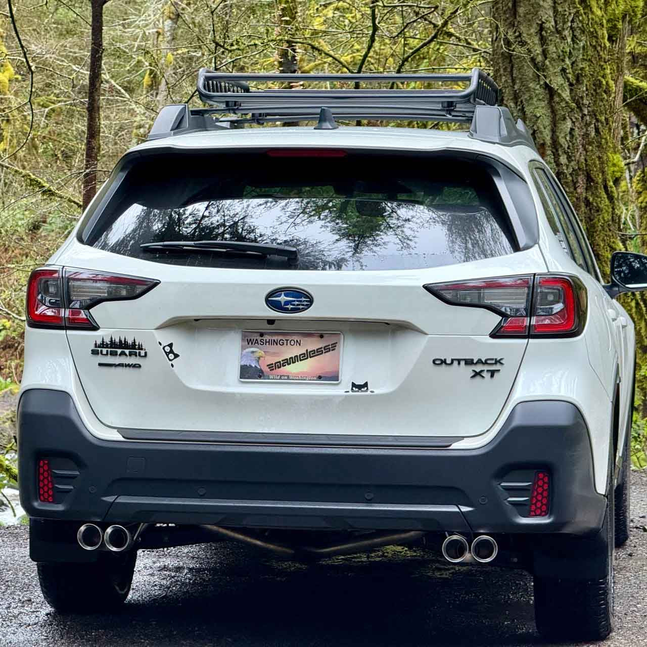 Nameless Axleback Exhaust - Quad Exit - Muffler Delete - 2020-2025 Outback XT / Wilderness