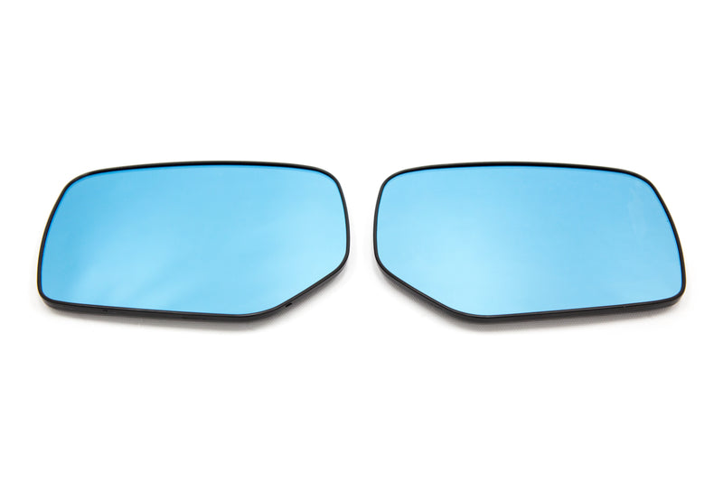 OLM WIDE ANGLE CONVEX MIRRORS WITH DEFROSTERS (BLUE) - 2015-21 WRX / 2015+ STI