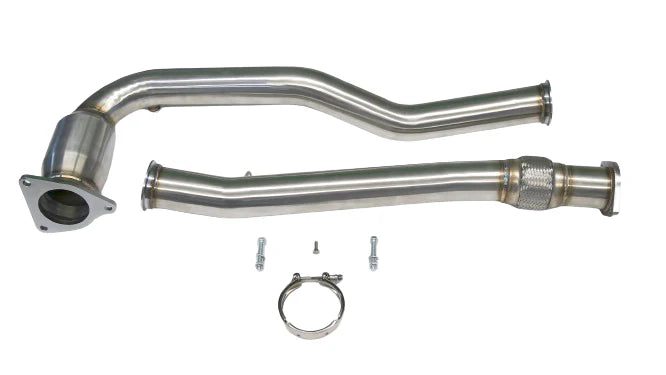 PLM Power Driven Catted J-Pipe Downpipe -  2022+ Subaru WRX w/ manual trans