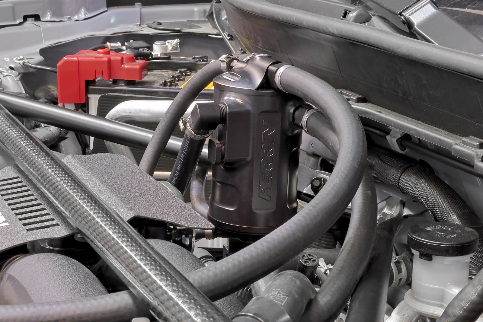 PERRIN Air Oil Separator - BLACK - 2013-2025 BRZ, FR-S, 86, GR86