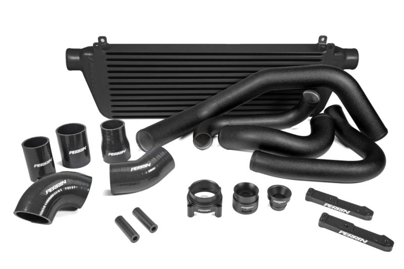 PERRIN FRONT MOUNT INTERCOOLER KIT - Black Tubes & Black Core - 2022+ WRX