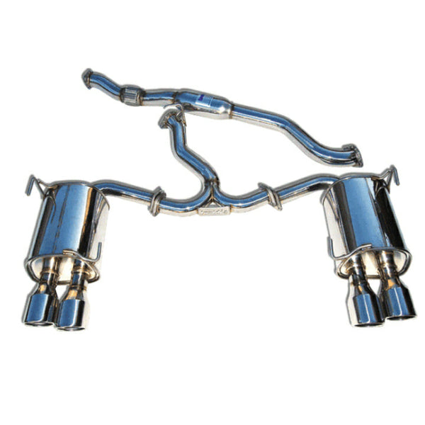 INVIDIA Q300 STAINLESS STEEL EXHAUST- 11-14 STI SEDAN, 08-14 WRX SEDAN