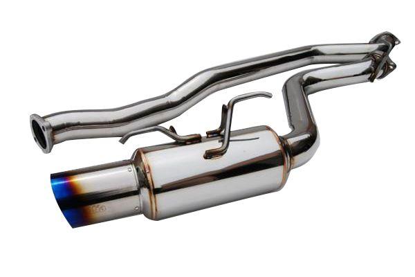 Invidia Racing Series Cat Back Exhaust - TITANIUM TIP - 2008-2014 WRX Hatch