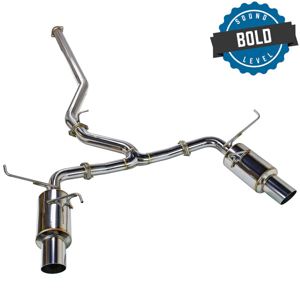 REMARK Catback Exhaust - Dual R1 Spec Stainless (Non-Resonated) - 2022+ Subaru WRX VB