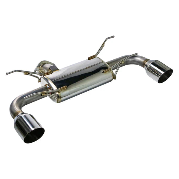 Remark Axle-Back Exhaust w/ muffler - Stainless Single Wall Tips - 2022+ BRZ