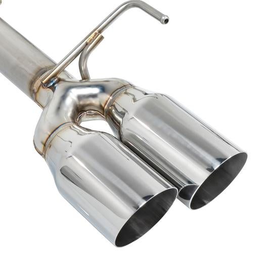 REMARK STAINLESS STEEL AXLE BACK EXHAUST - POLISHED SINGLE WALL 4 INCH TIPS - 2015-2021 WRX, 2015-2021 STI