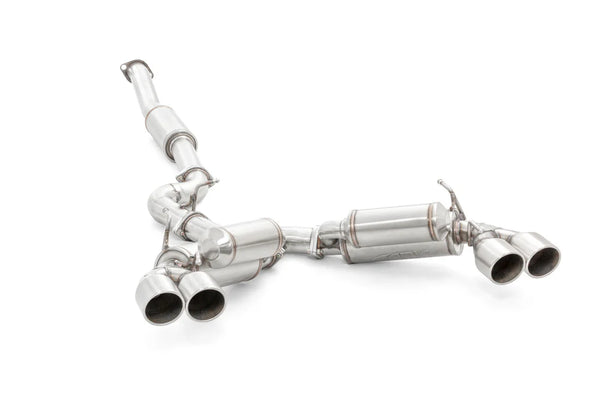 ARK GRIP Stainless Catback Exhaust w/Polished Tips - 11-14 WRX Hatchback, 08-14 STI Hatchback