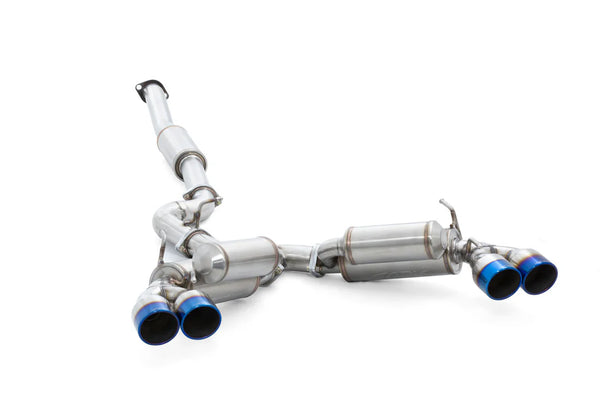 ARK GRIP Stainless Catback Exhaust w/Tecno Tips - 11-14 WRX Hatchback, 08-14 STI Hatchback