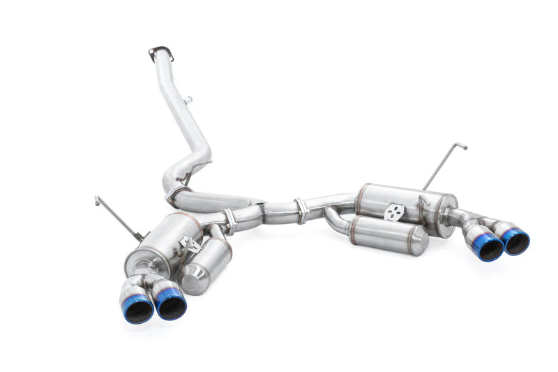 ARK GRIP Stainless Catback Exhaust w/Burnt Tips - 11-14 WRX SEDAN, 11-14 STI SEDAN