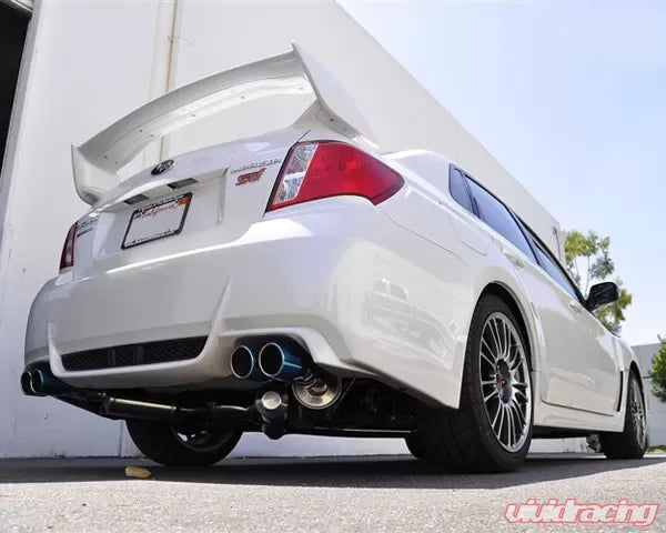 GARAGE SALE - ARK GRIP Stainless Catback Exhaust w/Tecno Tips - 11-14 WRX SEDAN, 11-14 STI SEDAN