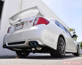 ARK GRIP Stainless Catback Exhaust w/Tecno Tips - 11-14 WRX SEDAN, 11-14 STI SEDAN