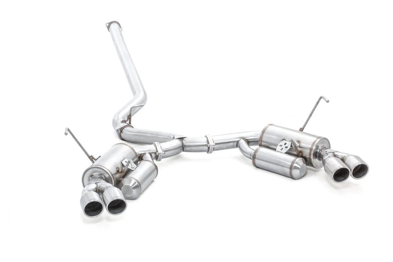 ARK GRIP Stainless Catback Exhaust - Polish tips - 15-21 WRX, 15-21 STI