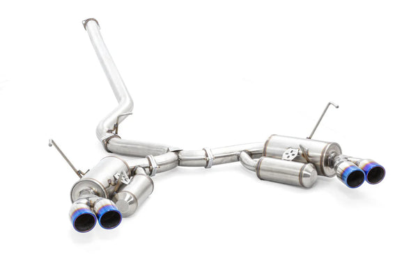 ARK GRIP Stainless Catback Exhaust - Burnt tips - 15-21 WRX, 15-21 STI